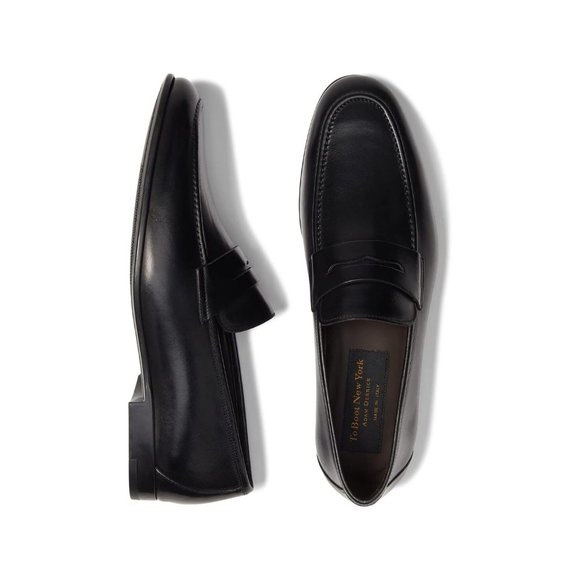 To Boot New York Portofino Penny Loafer Black Leather Size 8 MSRP $395 main image 5
